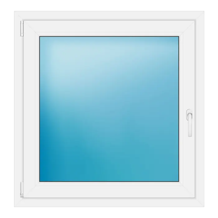 Einflügeliges Kunststofffenster 96x99 cm Weiß