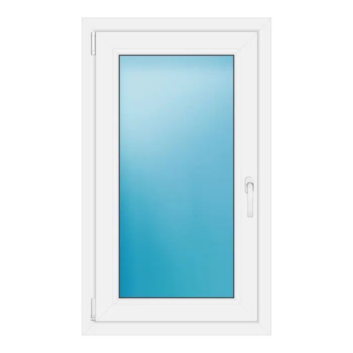 Einflügeliges Kunststofffenster 65x109 cm Weiß