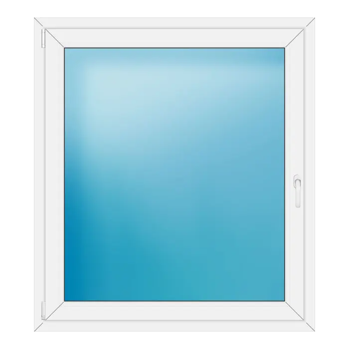 Einflügeliges Kunststofffenster 119x133 cm Weiß