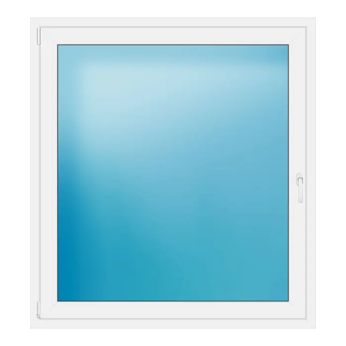 Einflügeliges Kunststofffenster 134x146 cm Weiß