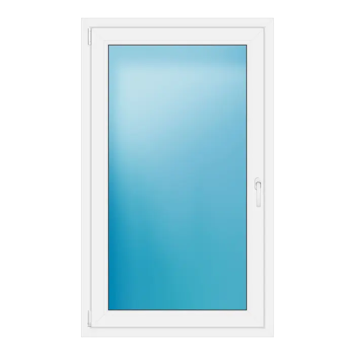 Einflügeliges Kunststofffenster 91x151 cm Weiß