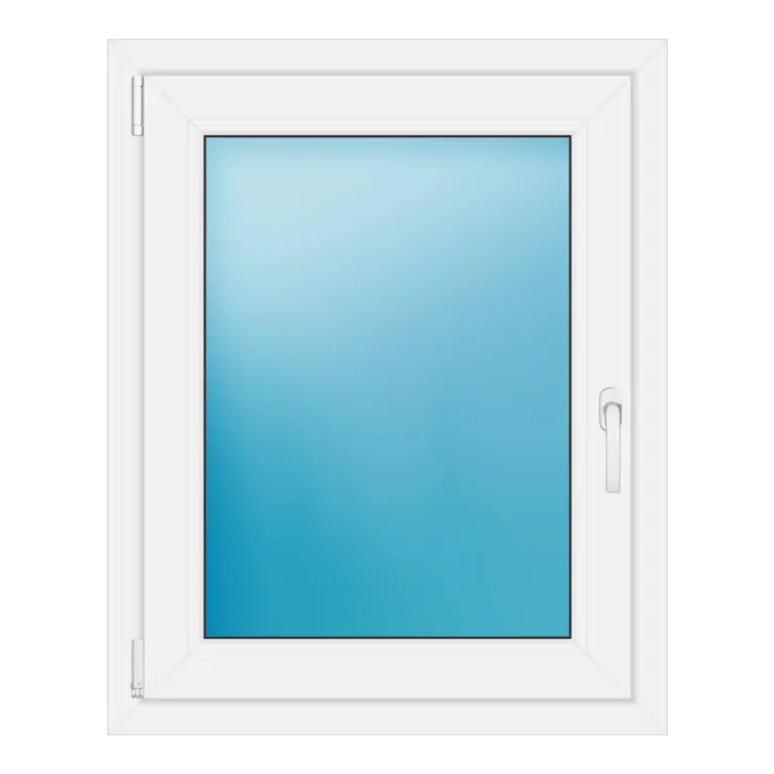 Einflügeliges Kunststofffenster 74x92 cm Weiß