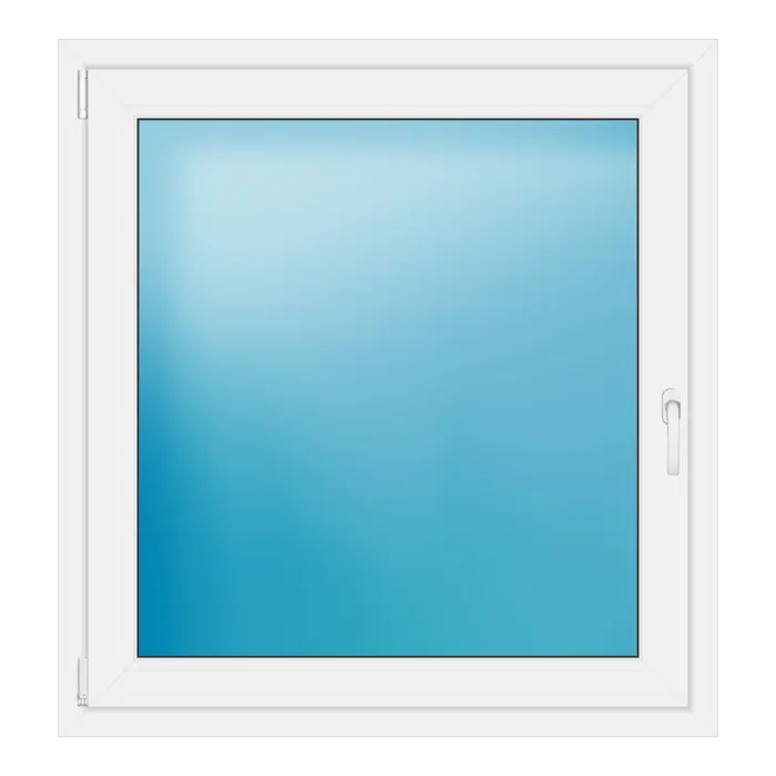 Einflügeliges Kunststofffenster 106x112 cm Weiß