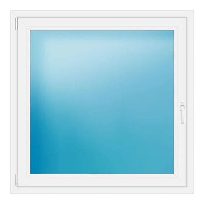 Einflügeliges Kunststofffenster 119x119 cm Weiß