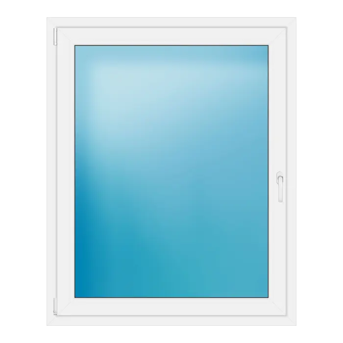 Einflügeliges Kunststofffenster 114x141 cm Weiß