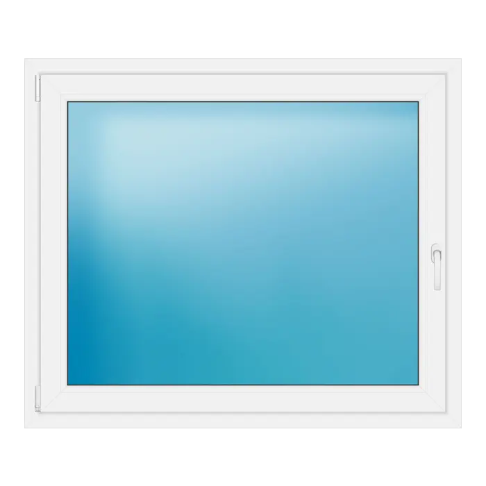 Einflügeliges Kunststofffenster 130x110 cm Weiß