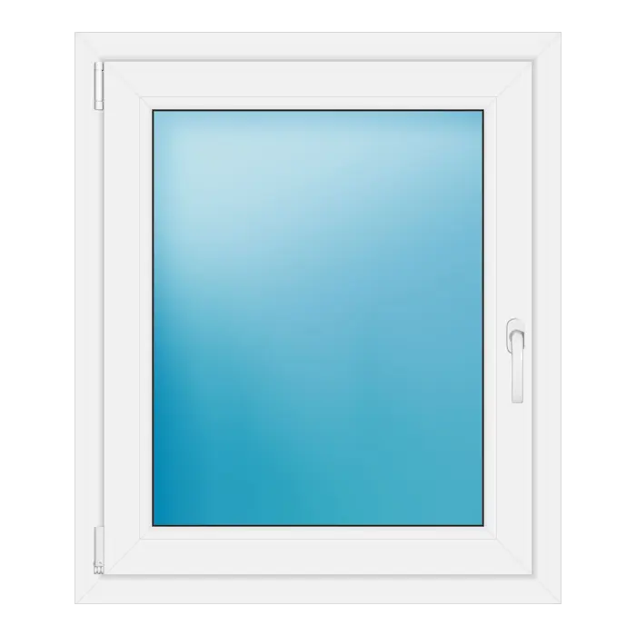 Einflügeliges Kunststofffenster 80x94 cm Weiß