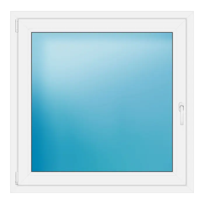 Einflügeliges Kunststofffenster 111x110 cm Weiß