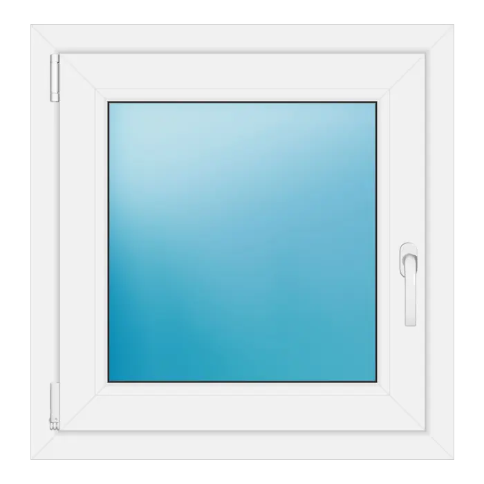 Einflügeliges Kunststofffenster 70x72 cm Weiß