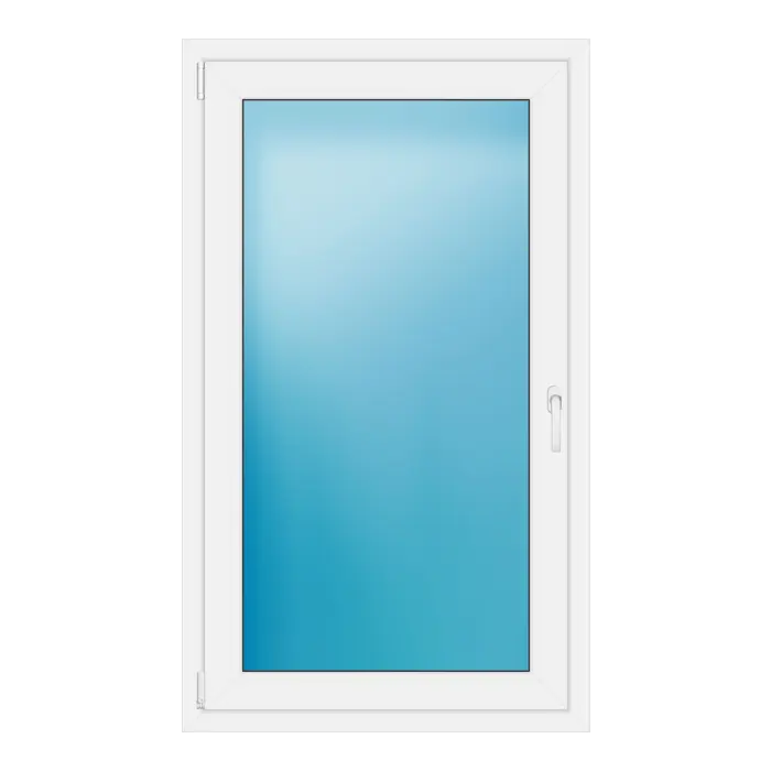 Einflügeliges Kunststofffenster 86x146 cm Weiß