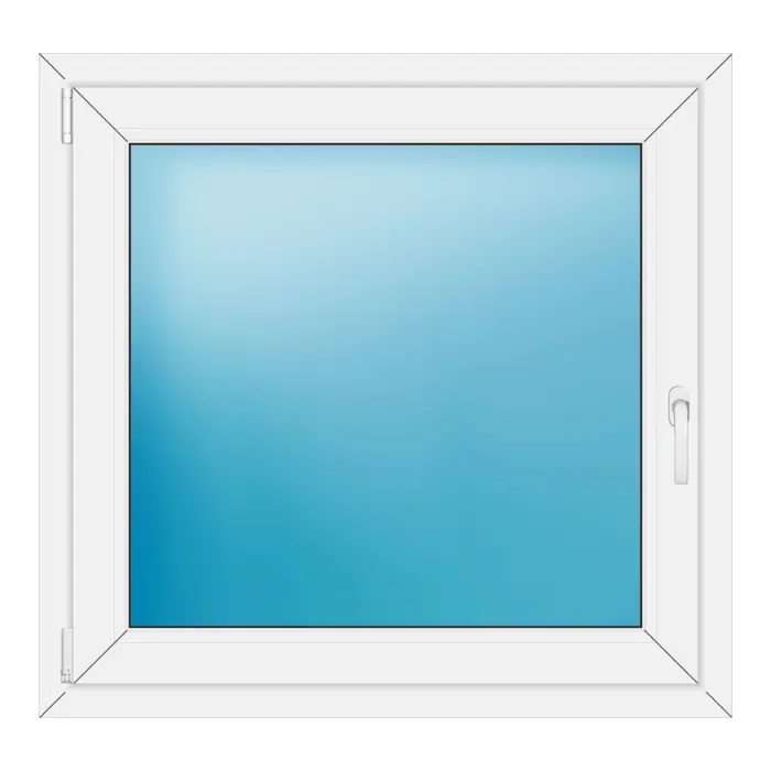 Einflügeliges Kunststofffenster 98x94 cm Weiß