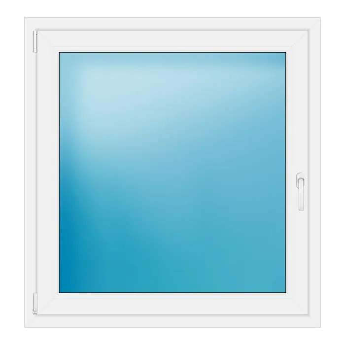 Einflügeliges Kunststofffenster 109x114 cm Weiß