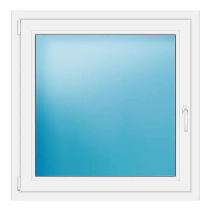 Einflügeliges Kunststofffenster 100x101 cm Braun genarbt