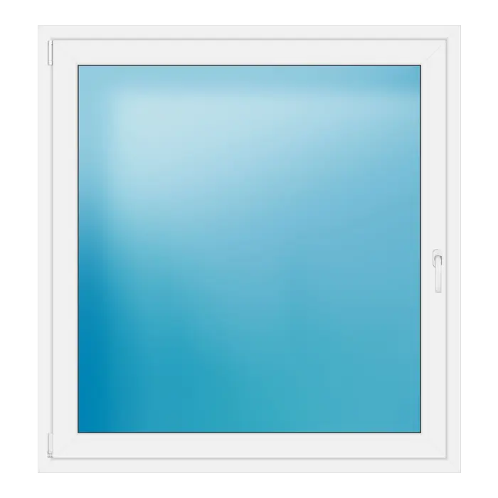 Einflügeliges Kunststofffenster 135x143 cm Weiß