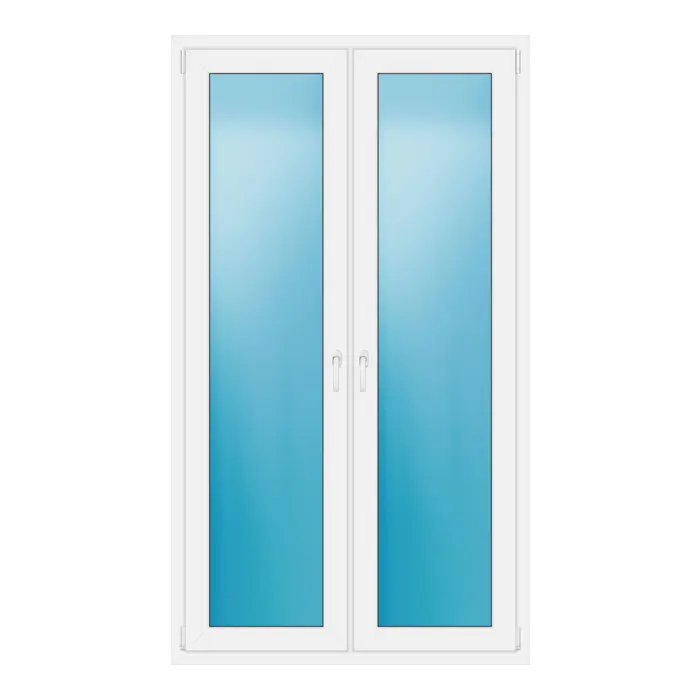 Terrassentür 120x211 cm Weiß