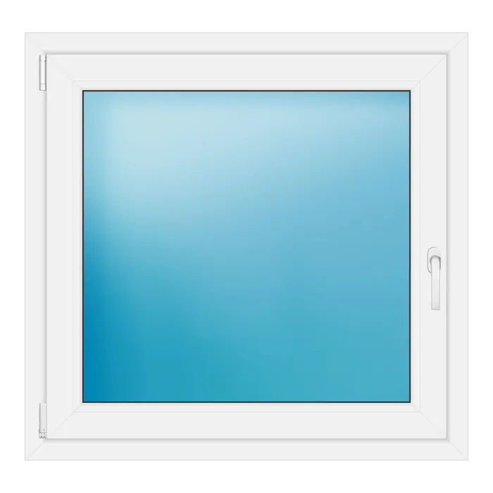 Einflügeliges Kunststofffenster 98x94,5 cm Weiß