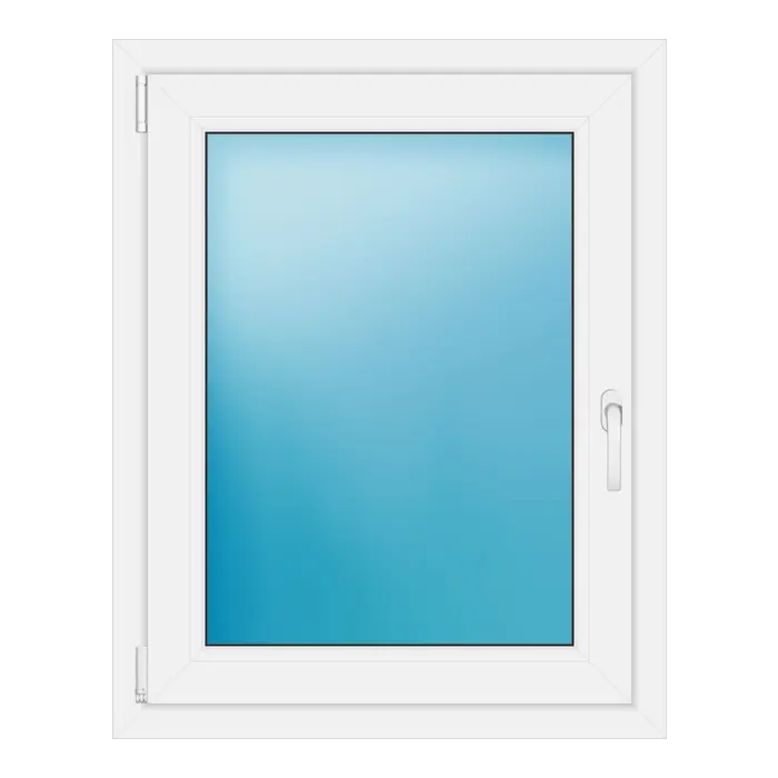 Einflügeliges Kunststofffenster 76x96 cm Weiß