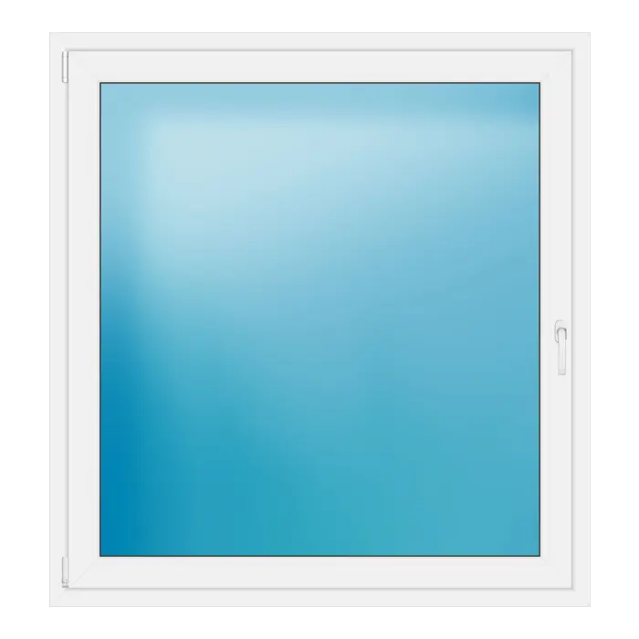 Einflügeliges Kunststofffenster 137x145,5 cm Weiß