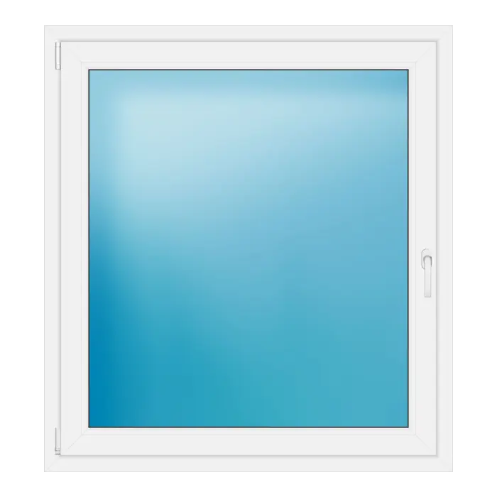 Einflügeliges Kunststofffenster 117,5x128,5 cm Weiß