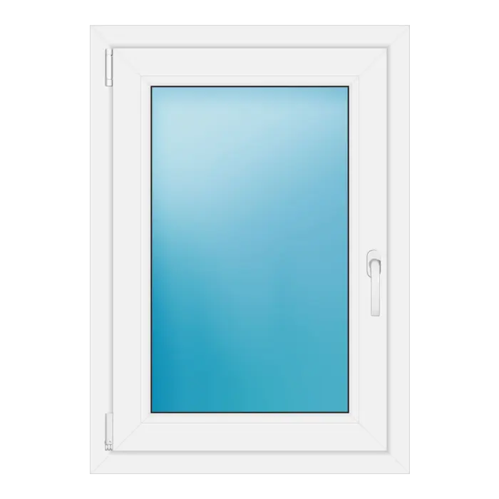 Einflügeliges Kunststofffenster 67x94 cm Weiß