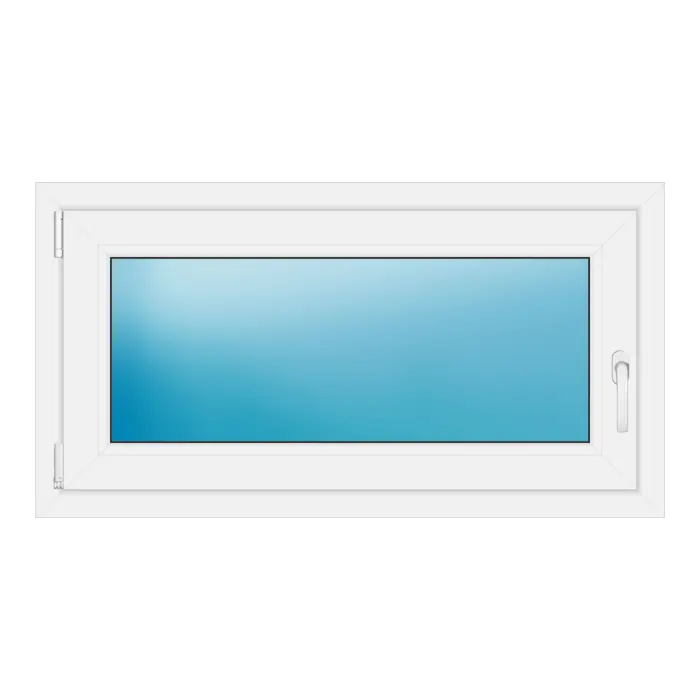 Einflügeliges Kunststofffenster 107x57 cm Weiß