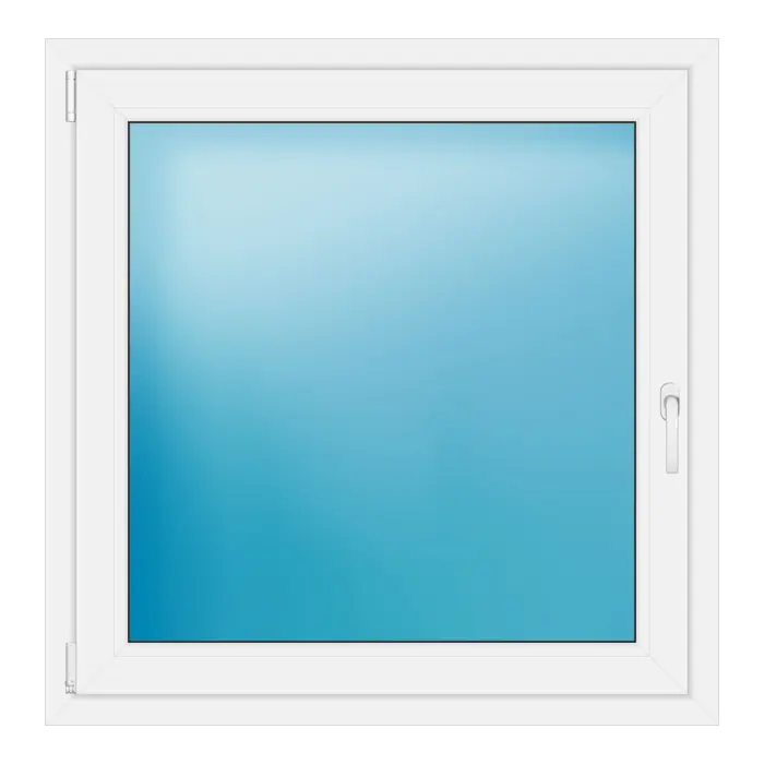 Einflügeliges Kunststofffenster 103,5x105,5 cm Weiß