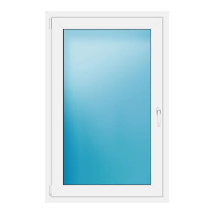 Einflügeliges Kunststofffenster 86,5x134 cm Weiß
