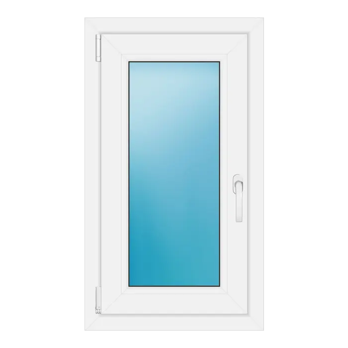 Einflügeliges Kunststofffenster 52x91 cm Weiß