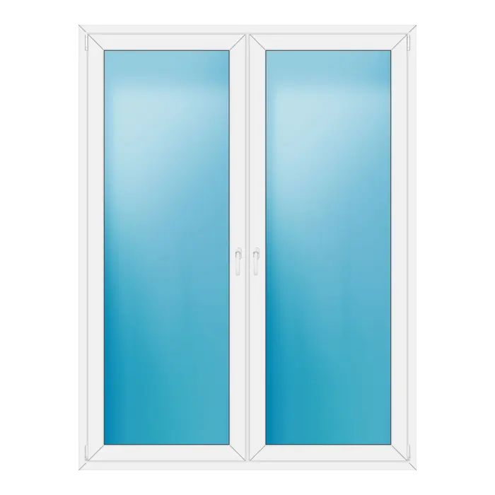 Terrassentür 170x224 cm Weiß