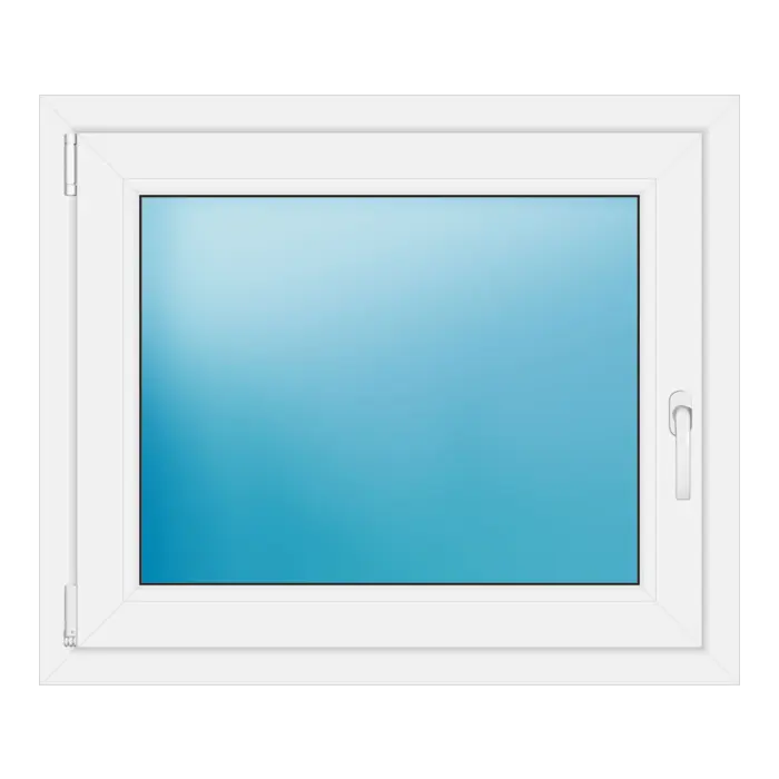 Einflügeliges Kunststofffenster 89x75 cm Weiß