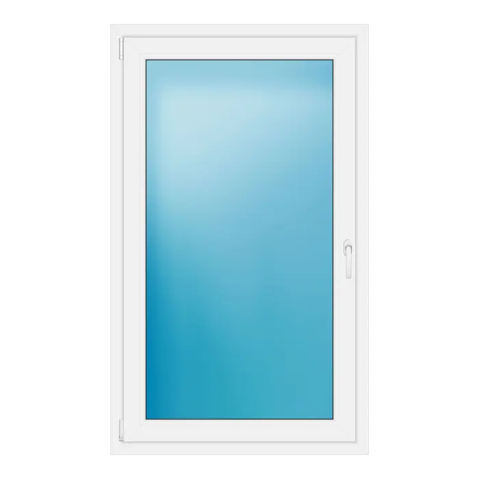 Einflügeliges Kunststofffenster 93x155 cm Weiß