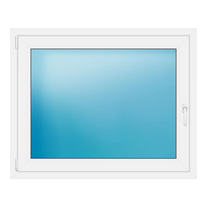 Einflügeliges Kunststofffenster 117x94,5 cm Weiß