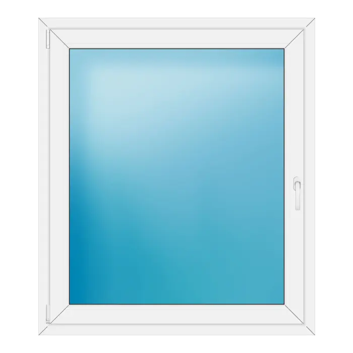 Einflügeliges Kunststofffenster 115x132 cm Weiß
