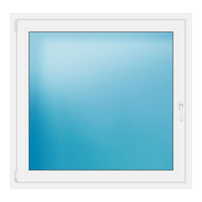 Einflügeliges Kunststofffenster 124x120 cm Weiß
