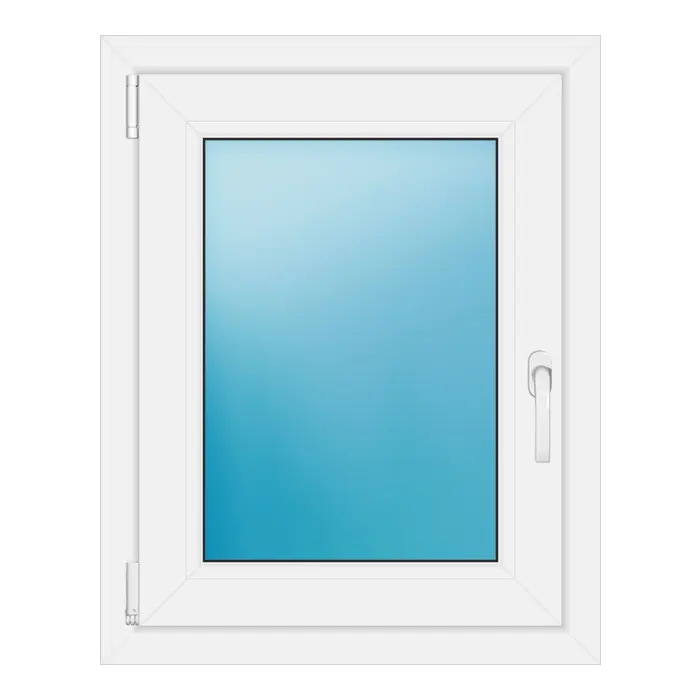 Einflügeliges Kunststofffenster 62x78 cm Weiß