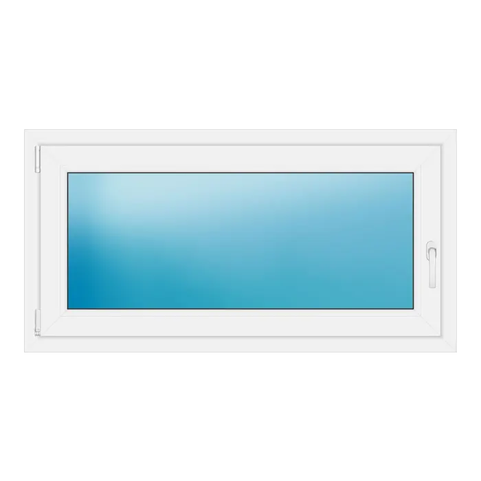 Einflügeliges Kunststofffenster 128x66 cm Weiß