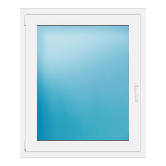 Einflügeliges Kunststofffenster 94x111 cm Weiß