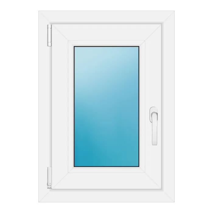 Einflügeliges Kunststofffenster 49x69 cm Weiß