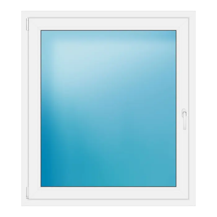Einflügeliges Kunststofffenster 115x129 cm Weiß