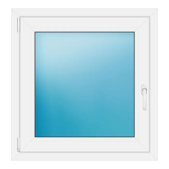 Einflügeliges Kunststofffenster 80x83 cm Weiß