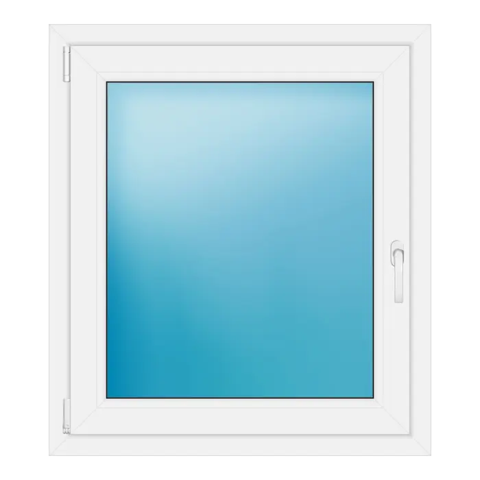 Einflügeliges Kunststofffenster 85x96 cm Weiß