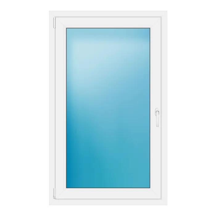 Einflügeliges Kunststofffenster 88x145 cm Weiß
