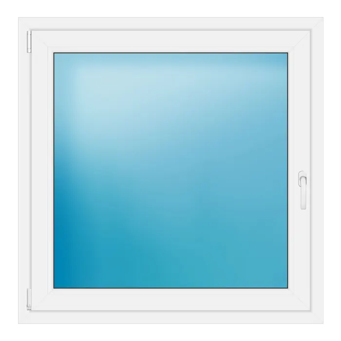 Einflügeliges Kunststofffenster 110x110,5 cm Weiß