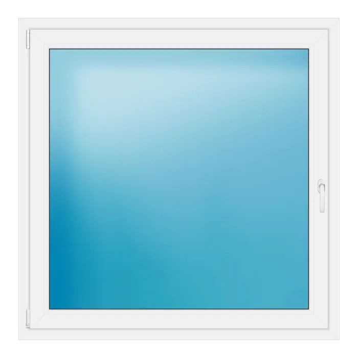 Einflügeliges Kunststofffenster 133,5x134 cm Weiß