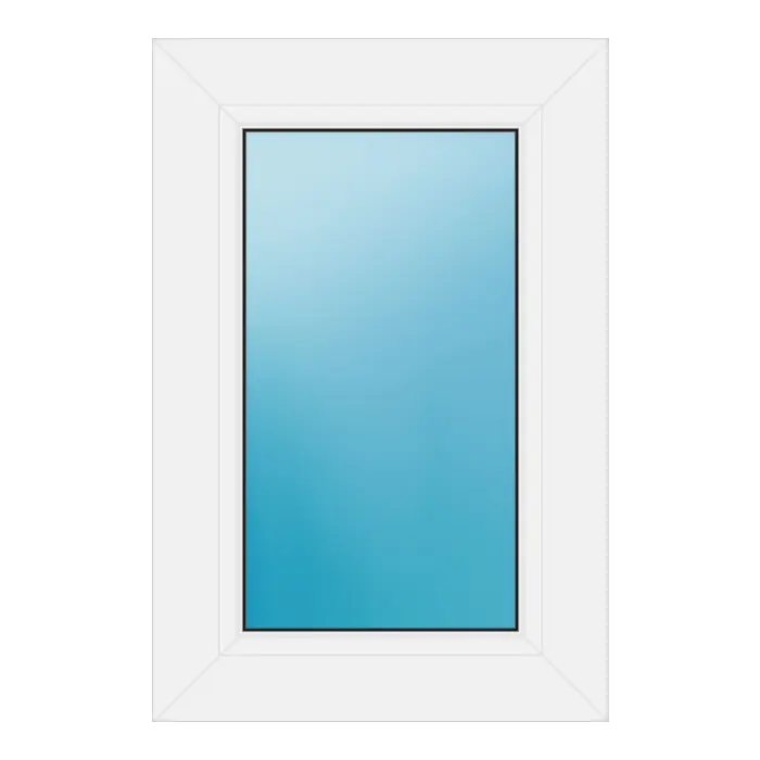 Festverglasung aus Kunststoff 40x60 cm Weiß