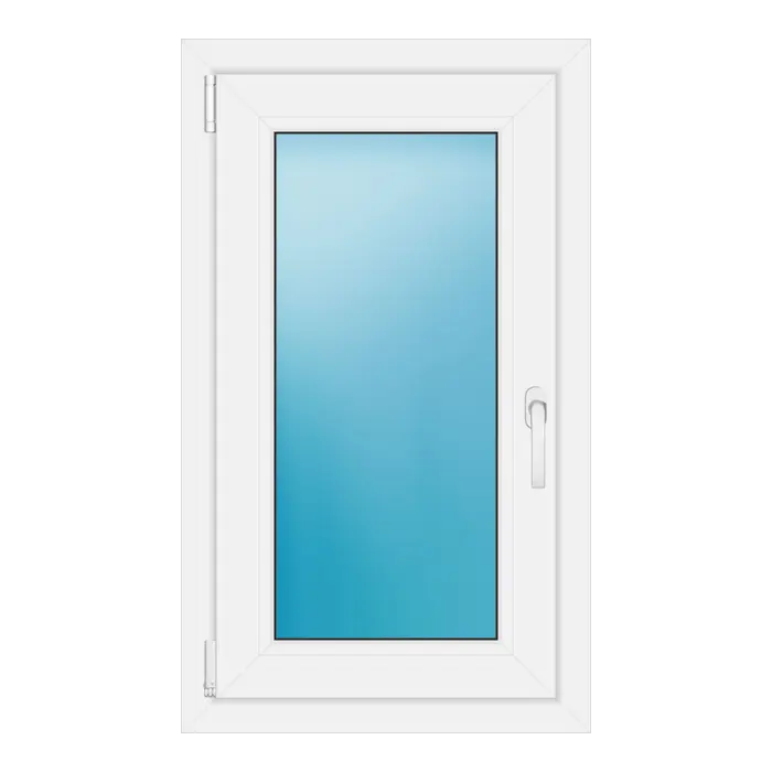 Einflügeliges Kunststofffenster 56x95 cm Weiß