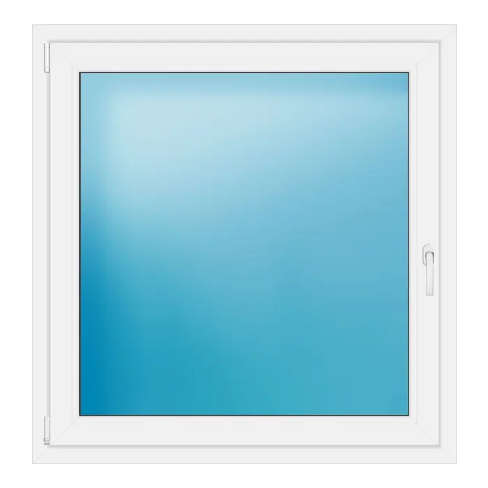 Einflügeliges Kunststofffenster 114x118 cm Weiß
