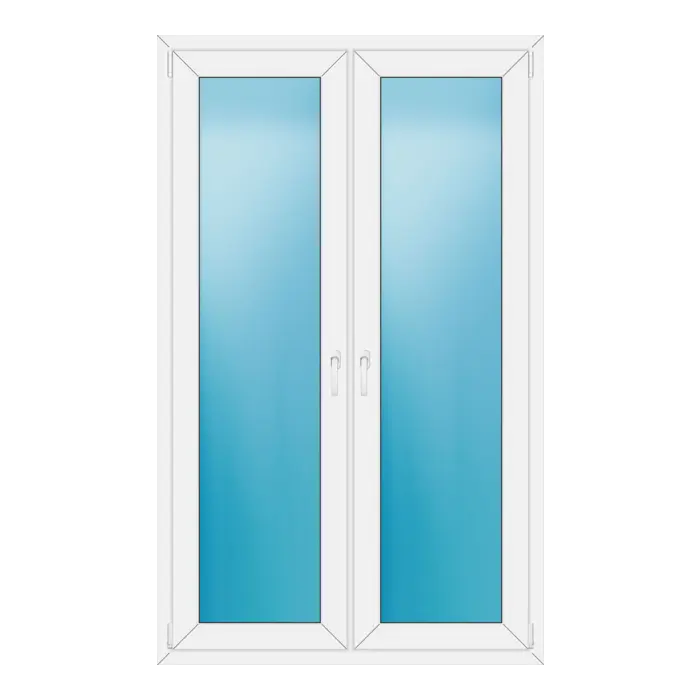 Terrassentür 118x192 cm Weiß