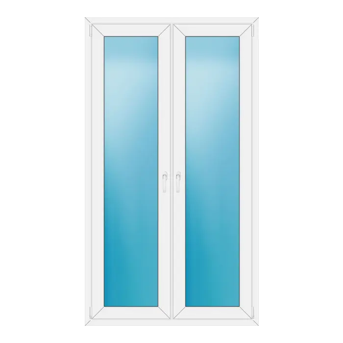 Terrassentür 116x206 cm Weiß