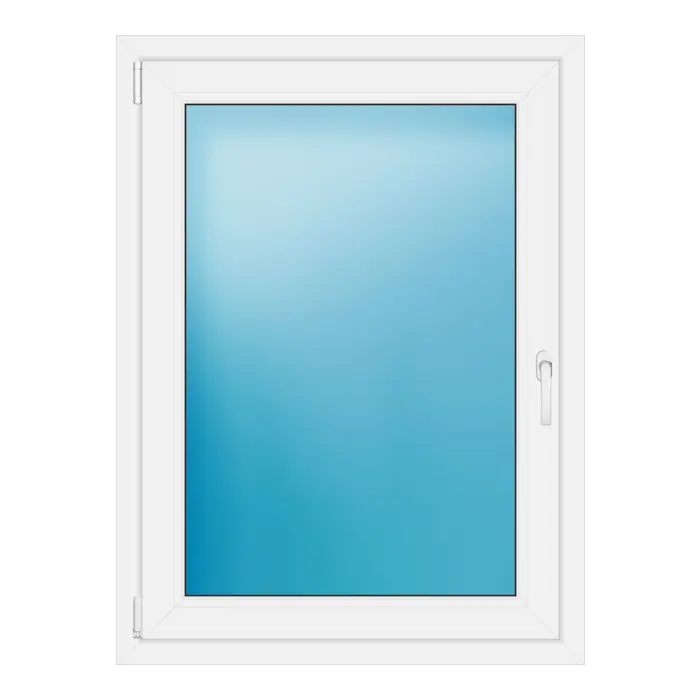 Einflügeliges Kunststofffenster 87x117 cm Weiß